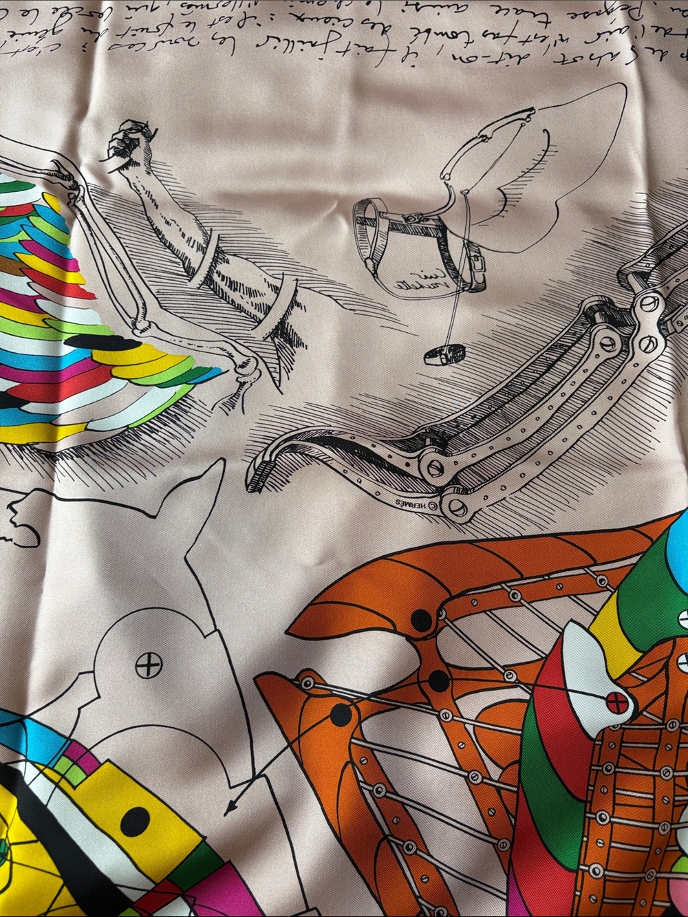 Brand new hermes Le Pegase d'Hermès scarf 140 - Picture 6 of 11